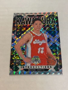2024-25 PANINI MOSAIC YUKI KAWAMURA INTRODUCTIONS SILVER PRIZM ROOKIE SP TT1 - Picture 1 of 2