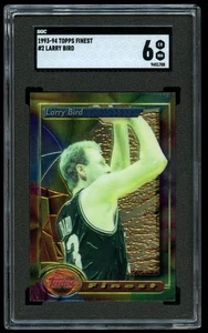1993-94 Topps Finest #2 Larry Bird SGC 6 EX-NM - Picture 1 of 2