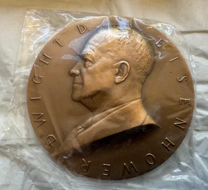 Bronze Dwight Eisenhower 1st Term Presidential Medal 3" President - Picture 1 of 4