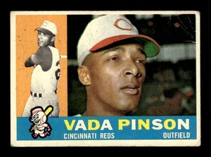 1960 Topps #176 Vada Pinson - LOW GRADE SET FILLER - Picture 1 of 2