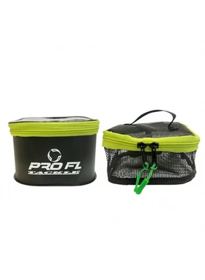 Pro FL Pelletbox Mit Siebbehälter Anfeuchten Futterbox PVC 18x18x11cm - Bild 1 von 2