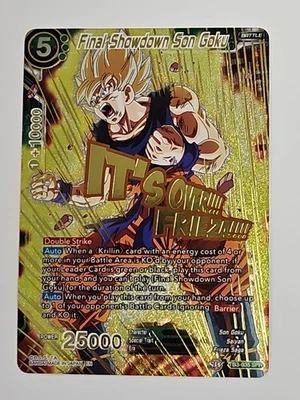 Dragon Ball Super card Final Showdown Son Goku TB3-035 SPR DBS Super Rare - Image 1 of 2