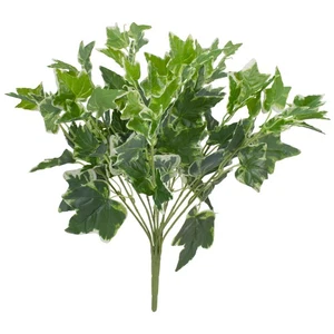 Northlight 19" Artificial Two Tone Green White Sweet Potato Spring Floral Bush - Picture 1 of 2