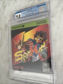 Shockman Complete In Box Cgc 9.0 TurboGrafx-16 1991 CIB Cart Graded A 9.8