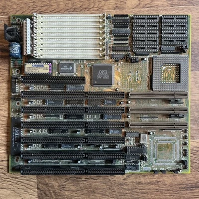 Vintage Circuit Board Desktop Pc Motherboard Rare Tiny - Image 1 of 4