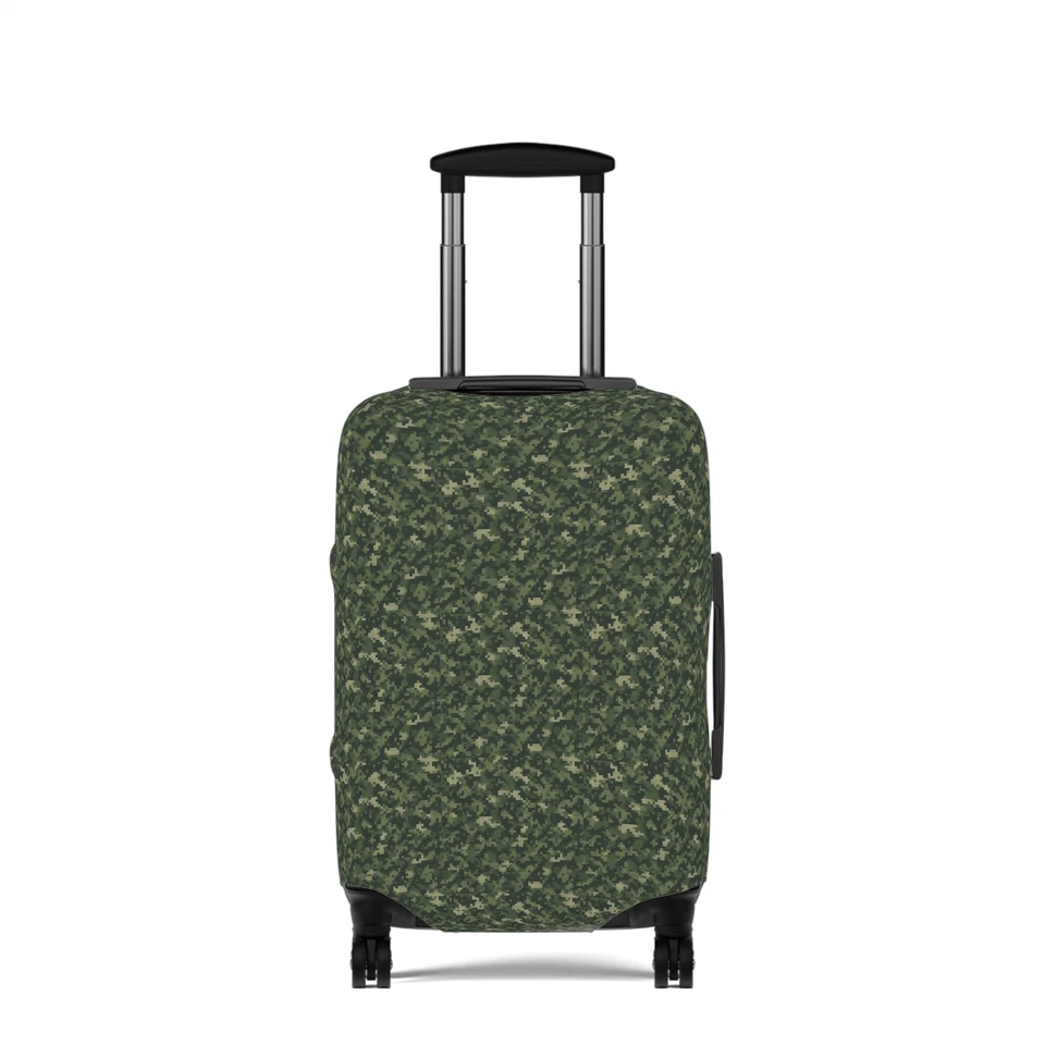 Funda Equipaje Militar Digital Camuflada - Protector Maleta Elástico Verde Ejército Foto 1 de 1