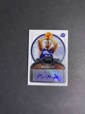 2006-07 Bowman Sterling Paul Millsap Rookie Auto Card #71 - Utah Jazz - Image 1 of 2