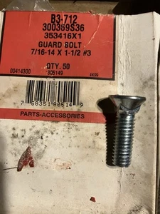 Guard Bolts 7/16 x 1 1/2” Tisco Brand New Open Box with 28 Bolts - Picture 1 of 2