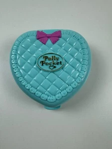 1994 Vintage Bluebird Polly Pocket BABY TIME FUN NURSERY Blue Heart *ohne Figuren - Bild 1 von 8
