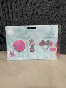 Disney Minnie Mouse The Main Attraction It's a Small World April Mickey Pin Set - Picture 1 of 2