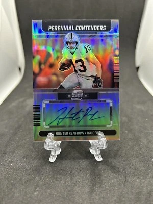 2022 Contenders Optic Hunter Renfrow Perennial Contenders On Card Auto #12/75 - Image 1 of 2
