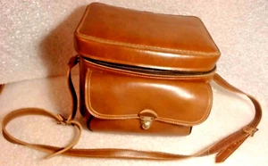 4703 camera carry case with strap made in USA  inside 10x7x7 interior vintage - Picture 1 of 15