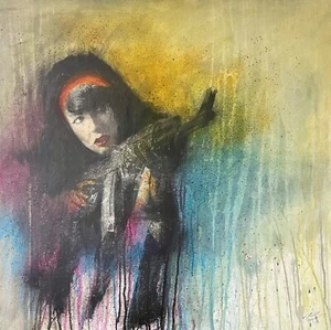 Kunstwerk Malerei „Raise Your Gun“ Unityarts Streetart Urban Art Femme Original - Bild 1 von 3
