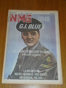 NME 1986 DECEMBER 6 UB40 ELVIS PRESLEY G.I. BLUES MICHAEL MCDONALD NIK KERSHAW - Picture 1 of 1