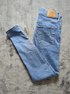 Levi's Premium 720 High Rise Super Skinny Jeans Women's Size 25 Medium Wash - Picture 1 of 13