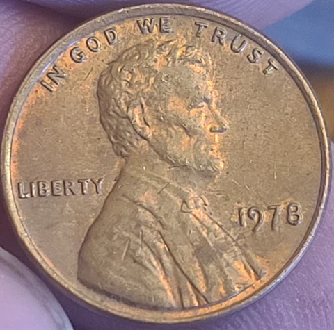 1978 Lincoln Head Memorial Penny Strike Off Center Error No Mint Uncertified Cover