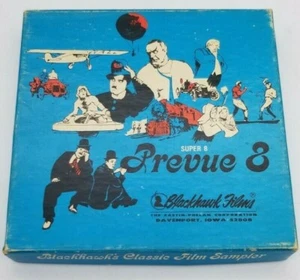 Super 8mm Blackhawk Classic Film Sampler "Prevue 8" Original Box Good Condition! - Picture 1 of 12