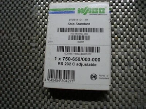 WAGO 750-650 / 003-000, RS-232 C Serial Interface; Adjustable - Picture 1 of 4