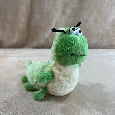 Ganz Webkinz Green Caterpillar HM434 Plush Stuffed Animal Beanie 9" Clean Toy - Image 1 of 4