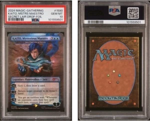 MTG PSA 10 Hatsune Miku KAITO, Mysterious Maestro #1590 Secret Lair Drop Jace US - Picture 1 of 3
