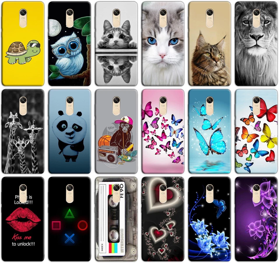 CUSTODIA COVER MORBIDA IN TPU SILICONE PER XIAOMI REDMI NOTE 4X FANTASIA L  - Immagine 1 di 1