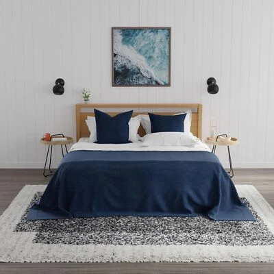 Mason Brooks Transitional White Indoor Shag Cloud Shag Area Rug - Image 1 of 4