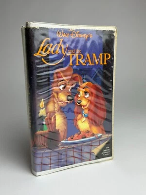 Rare Vintage 1987 Lady and the Tramp Disney VHS Black Diamond Classic One Owner - Image 1 of 4