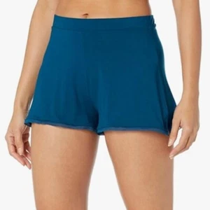 Simone Perele Aurore Night Blue High Rise Shorts Sz S Comfy Loungewear Bedtime - Picture 1 of 12
