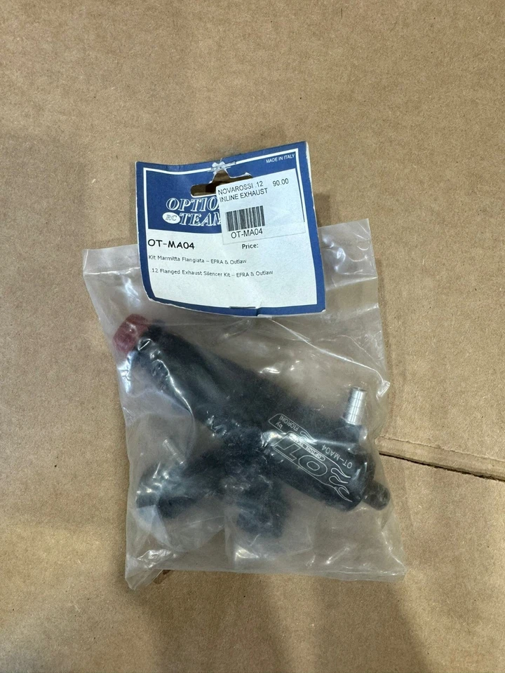 Option Team Novarossi .12 Inline Exhaust Silencer Kit OT-MA04: EFRA & OUTLAW - Image 1 of 1