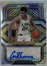 Cameron Thomas 2021 Panini Prizm Draft Picks Penmanship Mojo Rookie Auto /15