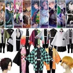 Cosplay Kids Adults Demon Slayer Kimetsu no Yaiba Kamado Tanjiro Costume Sets UK - Picture 1 of 22