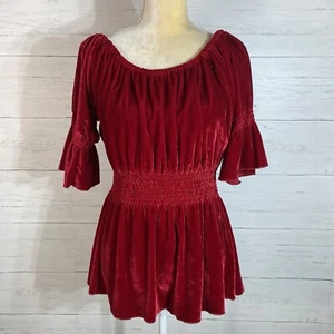 Resistol Rancho Estancia velvet peasant blouse rustic beam size XXL - Picture 1 of 9
