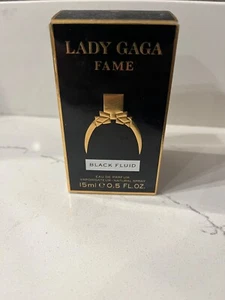 Lady Gaga - Fame Black Fluid Perfume - 15ml / 0.5oz Bottle - Brand New - Picture 1 of 2