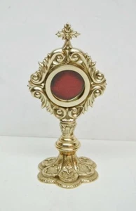 + Nice traditional Reliquary for your relic + 7 1/8" ht. + chalice co. + (47) - Picture 1 of 9