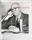1957 Press Photo Judge George E. Holt Queried By House Panel, Tallahassee, Fl