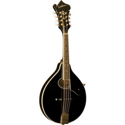 Washburn M1SDLB Americana Series A-Style Mandolin, Black - Image 1 of 3