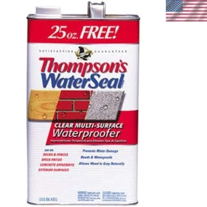 Multi-Surface Waterproofing Sealer for Wood, Brick, and Concrete - Exterior Use - Picture 1 of 2