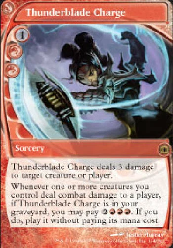 THUNDERBLADE CHARGE X4 4 4X Future Sight MTG Magic the Gathering Cards DJMagic - Image 1 of 1