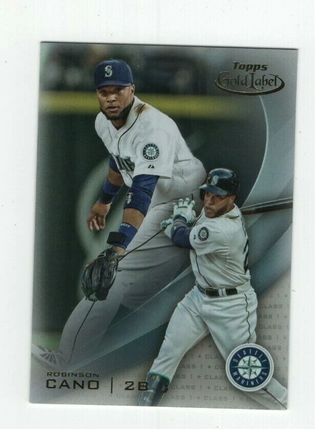 2016 TOPPS GOLD BASEBALL LABEL CLASS 1 - ROBINSON CANO SEATTLE MARINERS #59 - Image 1 of 1
