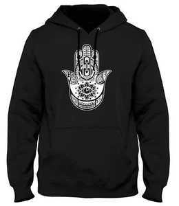 Sudadera con capucha unisex Hamsa Hand para hombre y mujer - Imagen 1 de 7