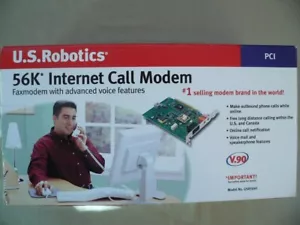 US ROBOTICS 56K INTERNET CALL MODEM V.90 USR5695 PCI New Sealed Box - Picture 1 of 2