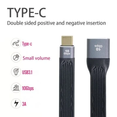 Cablecy  OTG USB 3.1 Type C Male Host USB3.0 Type A Female for Laptop & Phone - Image 1 of 4