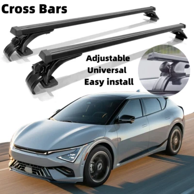 Roof Rack Cross Bars Fits For Kia EV6 2022-2025 Cargo Carrier Rails - Image 1 of 4