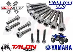 Yamaha Warrior 350 YFM350X YFM 350X TITANIO Cubierta Pernos Tornillos Kit Ti Set - Imagen 1 de 24