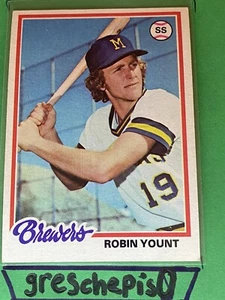 1978 Topps Robin Yount Milwaukee Brewers #173 Baseballkarte. greschepis0 - Bild 1 von 2