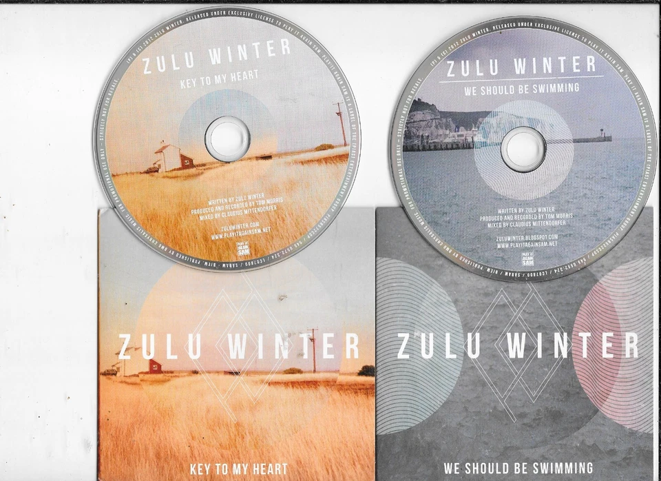 2 x ZULU WINTER - we should be swimming + key to my heart - promo cd s - Bild 1 von 1