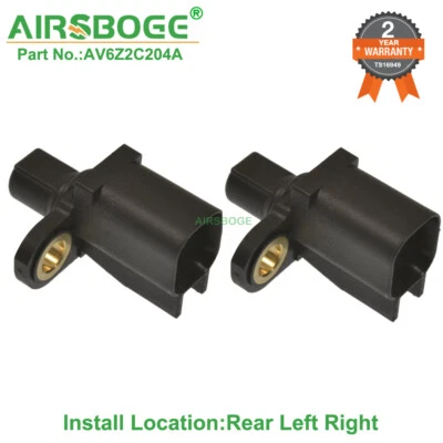 2X Sensor de velocidad de rueda ABS trasero izquierdo derecho para Ford Focus C-Max Lincoln MKC Foto 1 de 4