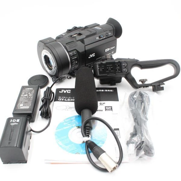 JVC GY-LS300CH 4K Memory Card Camera Recorder Color Black Excellent item - Image 1 of 4