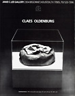 CLAES OLDENBURG "SOFT BAKED POTATO 1970" VINTAGE PRINT AD 1979