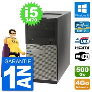 PC Dell 3010 MT i5-3470 RAM 4Go Disque Dur 500Go HDMI Windows 10 Wifi - Photo 1/3